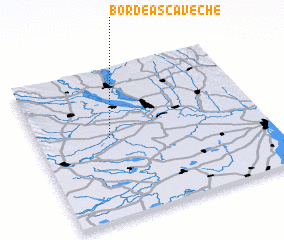 3d view of Bordeasca Veche