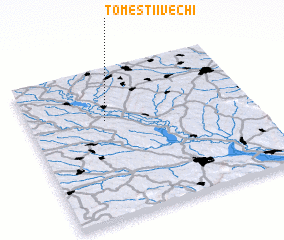 3d view of Tomeştii Vechi