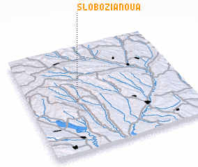 3d view of Slobozia Nouă