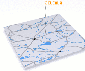 3d view of Zeļčava