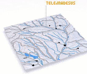 3d view of Telejna de Sus