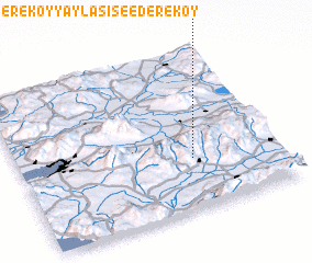 3d view of Dereköy Yaylasi see Dereköy