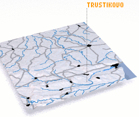 3d view of Trŭstikovo