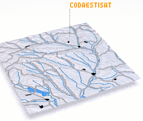 3d view of Codăeşti-Sat