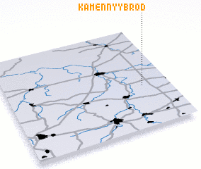 3d view of Kamennyy Brod