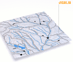 3d view of Jigălia