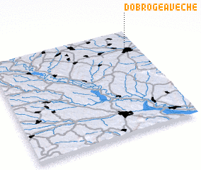 3d view of Dobrogea Veche