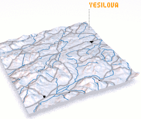 3d view of Yeşilova