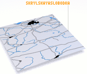 3d view of Skrylʼskaya Slobodka