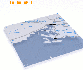 3d view of Lahnajärvi