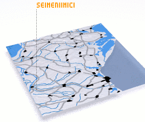 3d view of Seimenii Mici