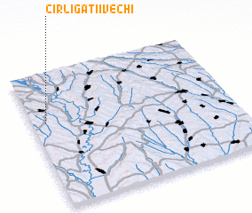 3d view of Cîrligaţii Vechi