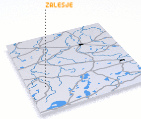 3d view of Zaļesje