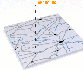 3d view of Korchëvka