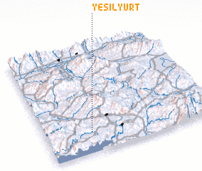 3d view of Yeşilyurt