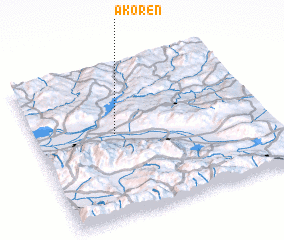 3d view of Akören