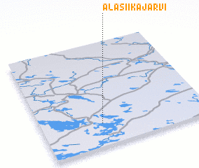 3d view of Alasiikajärvi