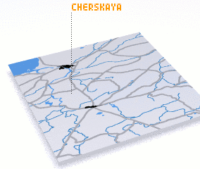 3d view of Cherskaya