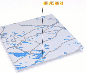 3d view of Hirvisaari