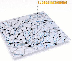 3d view of Slobozia-Cremene