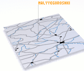 3d view of Malyye Goroshki