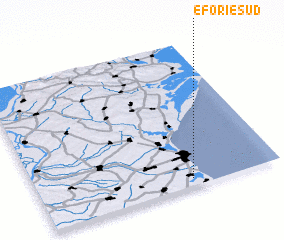 3d view of Eforie Sud