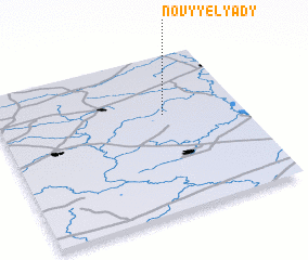 3d view of Novyye Lyady