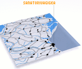 3d view of Sanatoriu Agigea