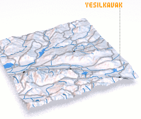 3d view of Yeşilkavak