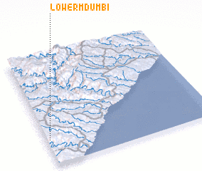 3d view of Lower Mdumbi