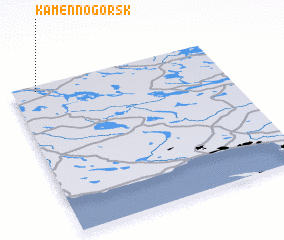 3d view of Kamennogorsk