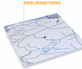 3d view of Posëlok Radyshevo