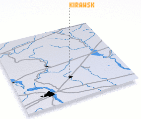 3d view of Kirawsk