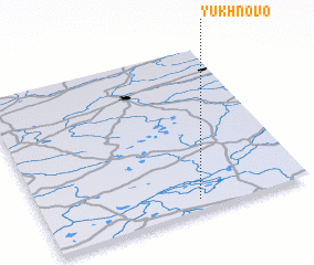 3d view of Yukhnovo