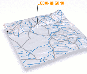 3d view of Lebowakgomo