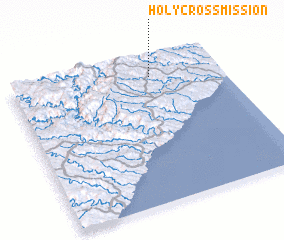 3d view of Holy Cross Mission