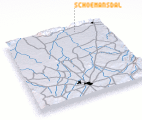 3d view of Schoemansdal