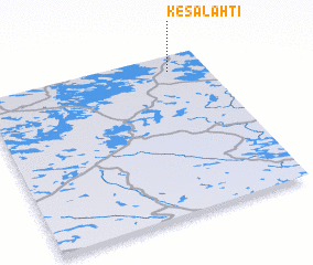 3d view of Kesälahti