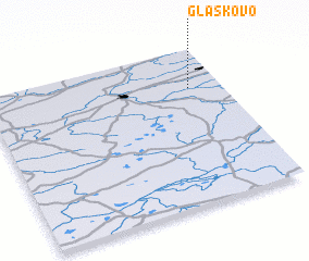 3d view of Glaskovo