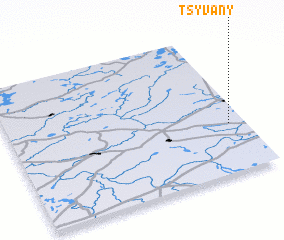 3d view of Tsyvany