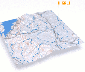 3d view of Kigali