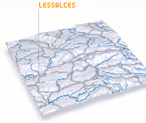 3d view of Les Salces