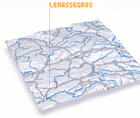 3d view of Le Massegros