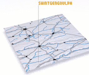 3d view of Saint-Gengoulph