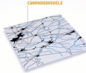 3d view of Camphin-en-Pévèle