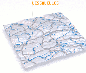 3d view of Les Salelles