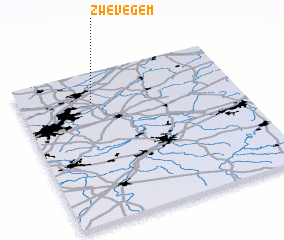 3d view of Zwevegem