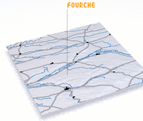3d view of Fourche
