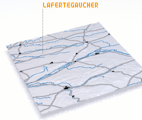 3d view of La Ferté-Gaucher