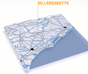 3d view of Villeneuvette